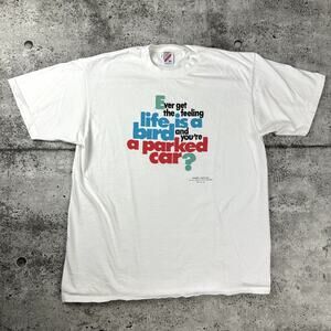 Shoebox Greetings Comedy Shirt Size XL 90s Humor Tee